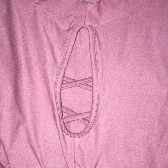 Sleeveless mauve dress - Picture 3 of 4